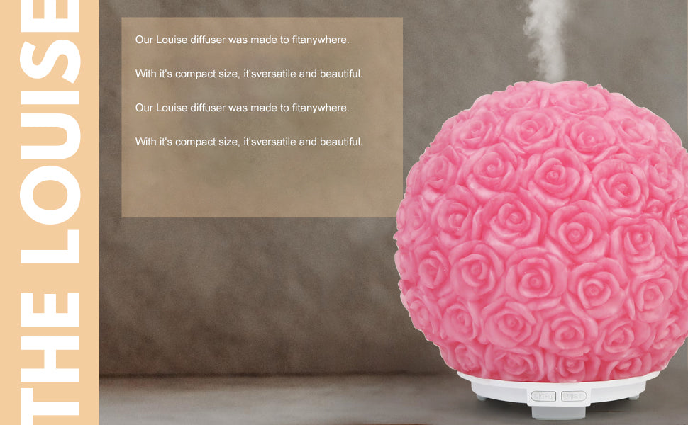 Rose Pink Resin Aroma Diffuser