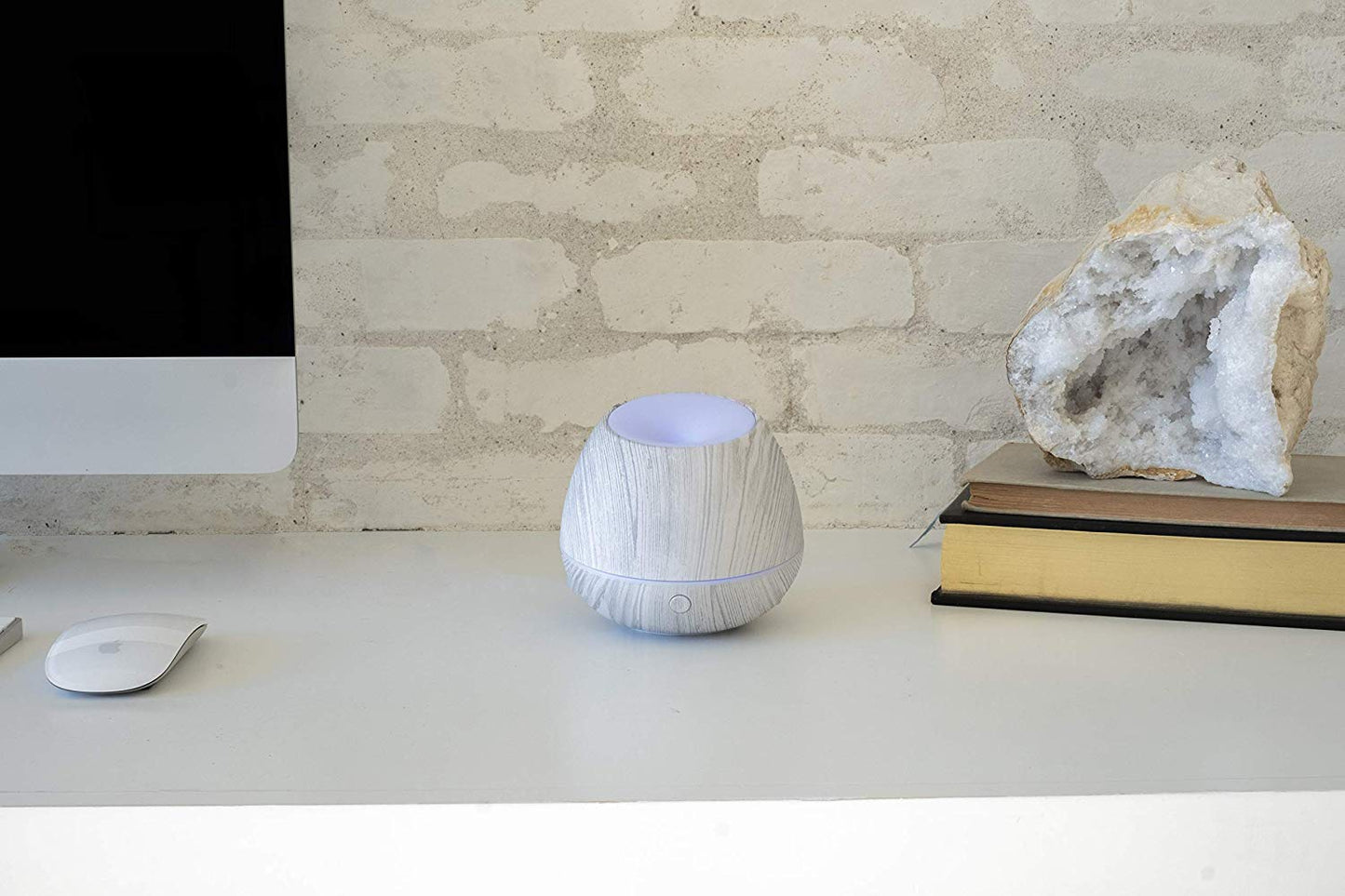 Mini White Wood Grain Diffuser