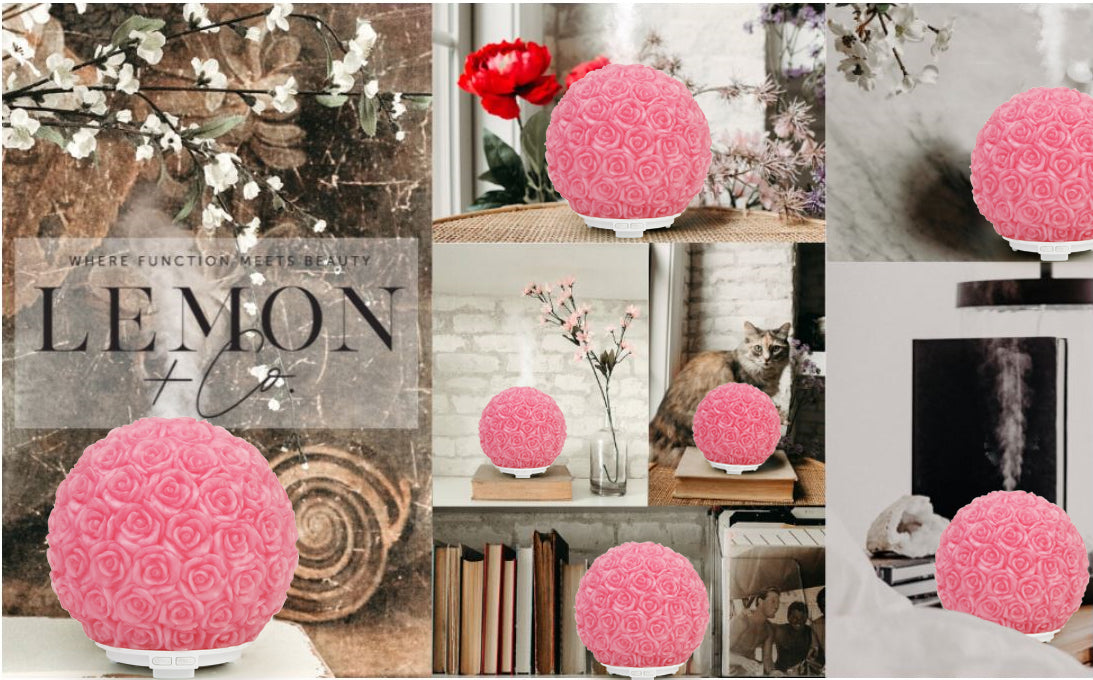 Rose Pink Resin Aroma Diffuser