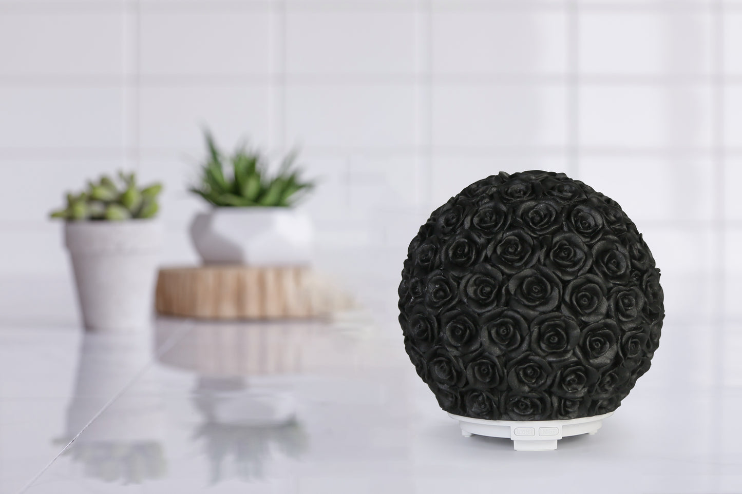 Rose Black Resin Aroma Diffuser