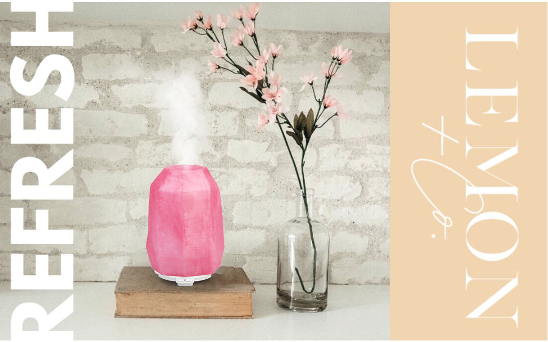 Pink Resin Aroma Diffuser